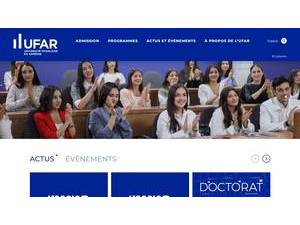French University in Armenia's Website Screenshot