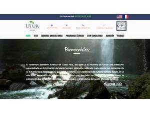 University of Tourism's Website Screenshot