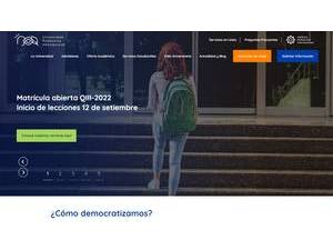 Universidad Politécnica Internacional's Website Screenshot