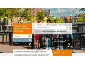 Hanzehogeschool Groningen's Website Screenshot