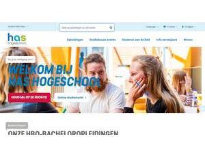 HAS Hogeschool's Website Screenshot