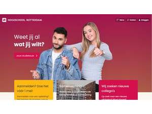 Hogeschool Rotterdam's Website Screenshot