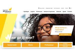 Hogeschool Windesheim's Website Screenshot