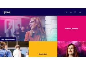 Jyväskylän ammattikorkeakoulu's Website Screenshot