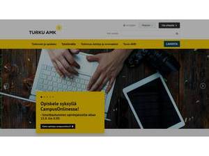 Turun ammattikorkeakoulu's Website Screenshot