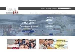Pädagogische Hochschule Salzburg's Website Screenshot