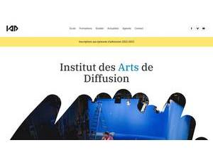 Institut des Arts de Diffusion's Website Screenshot