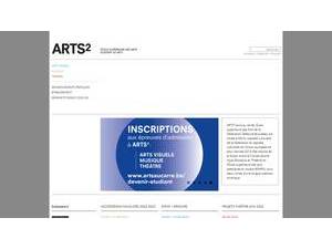 Arts² - École supérieure des Arts's Website Screenshot