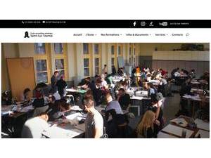 Institut Saint-Luc Tournai's Website Screenshot